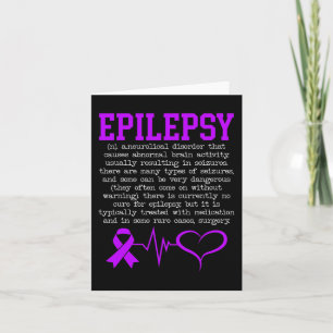 Fight Epilepsy Epileptic Epilepsy Awareness Month  Card