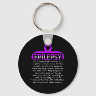 Fight Epilepsy Epileptic Epilepsy Awareness Month Key Ring