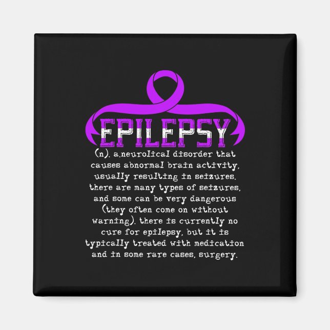 Fight Epilepsy Epileptic Epilepsy Awareness Month  Magnet (Front)