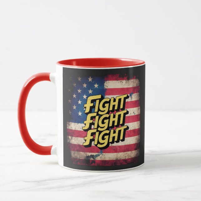 Fight Fight Fight - Donal Trump election Mug (Left)