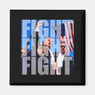 Fight Fight Fight For Donald Trump 2024 Usa Electi Magnet