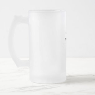 Fight, Fight, Fight Frosted Glass Beer Mug