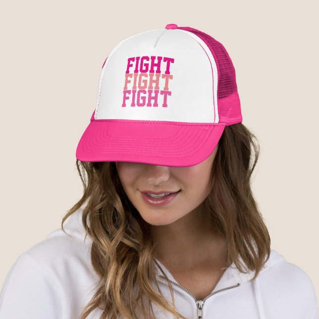 FIGHT FIGHT FIGHT LADIES TRUCKER HAT (In Situ)