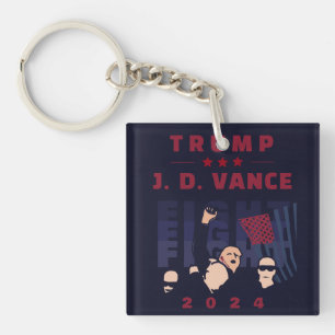 FIGHT FIGHT FIGHT TRUMP VANCE 2024 KEY RING