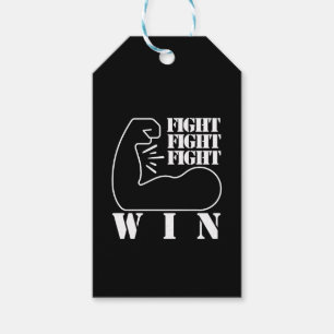 Fight, Fight, Fight, Win Gift Tags