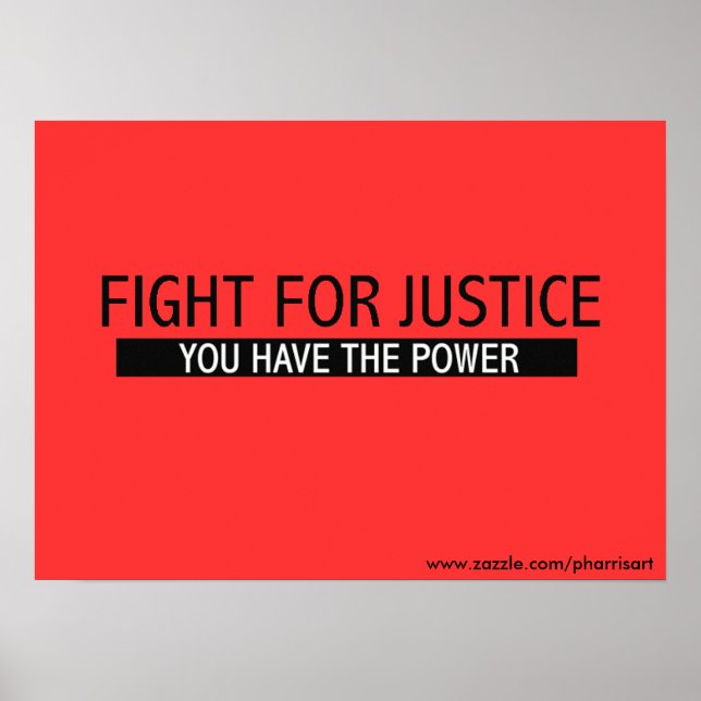 Fight for Justice Poster (Front)