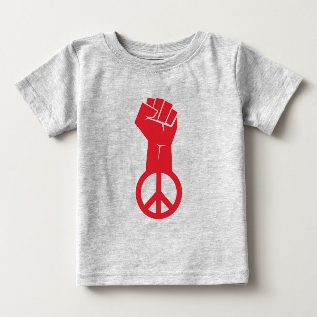 Fight For Peace Baby T-Shirt (Front)