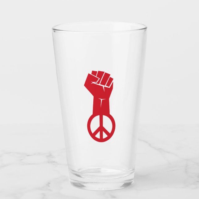 Fight For Peace Glass (Front)