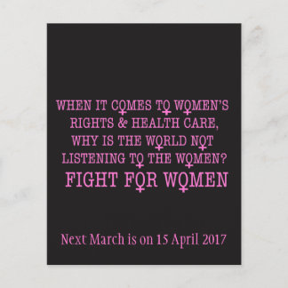 Fight for Women Flyer