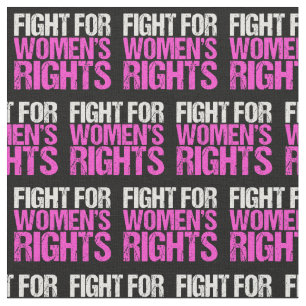 Fight for Women's Rights Fabric