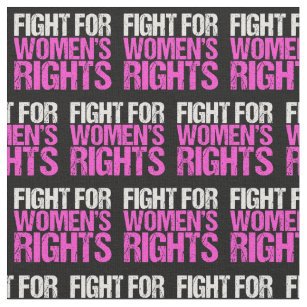 Fight for Women's Rights Fabric