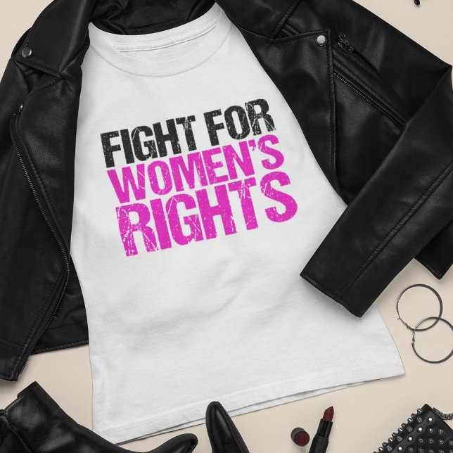 Fight for Women's Rights Feminist Women's Tri-Blend Shirt (Creator Uploaded)