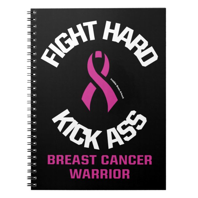 Fight Hard...Breast Cancer Notebook (Front)