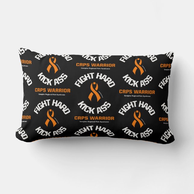 FIGHT HARD KICK...CRPS LUMBAR CUSHION (Front)