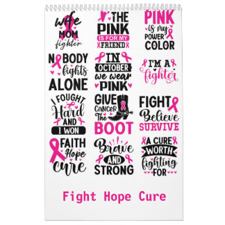 Fight Hope Cure Calendar