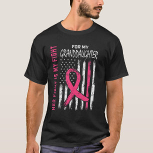 Fight I Wear Pink Granddaughter Breast Cancer Awar T-Shirt
