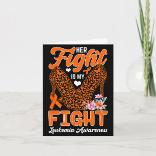 Fight is fight leukaemia awareness month supporter card