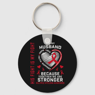 Fight Is Fight Melanoma Skin Cancer Awareness Key Ring