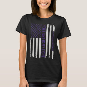Fight Is My Fight Alzheimerheimer Awareness Americ T-Shirt