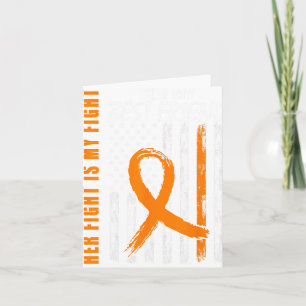 Fight Is My Fight Best Friend Leukaemia Awareness  Card