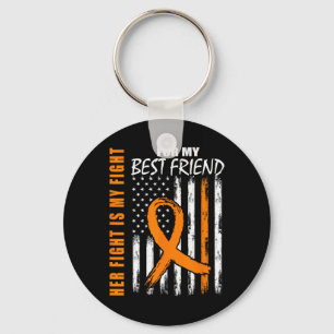 Fight Is My Fight Best Friend Leukaemia Awareness  Key Ring