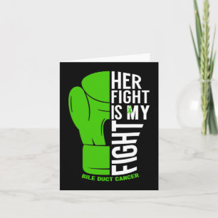Fight Is My Fight Bile Duct Cancer Awareness 1  Card