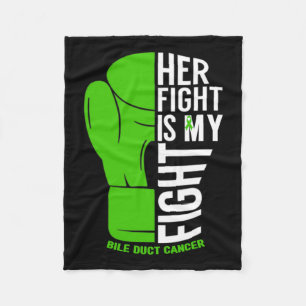 Fight Is My Fight Bile Duct Cancer Awareness 1 Fleece Blanket