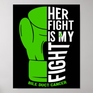 Fight Is My Fight Bile Duct Cancer Awareness 1  Poster