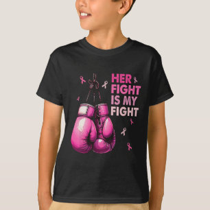 Fight Is My Fight Boxing Gloves Breast Cancer Awar T-Shirt