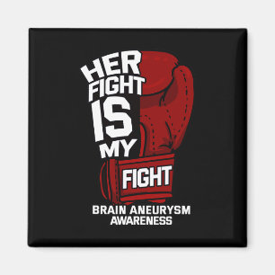 Fight Is My Fight Brain Aneurysm Awareness Support Magnet