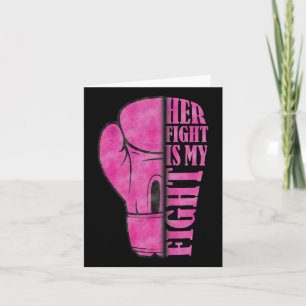 Fight Is My Fight Breast Cancer Awareness Family S Card