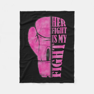 Fight Is My Fight Breast Cancer Awareness Family S Fleece Blanket
