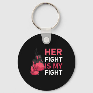 Fight Is My Fight Breast Cancer Awareness Family S Key Ring