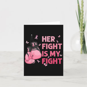 Fight Is My Fight Breast Cancer Awareness Support Card
