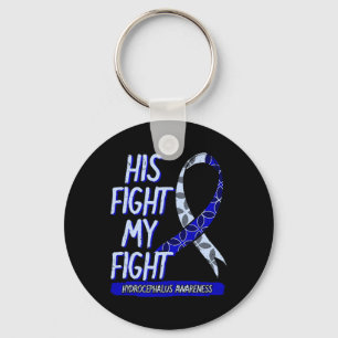 Fight Is My Fight Hydrocephalus Awareness Fighter Key Ring