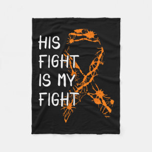 Fight Is My Fight Multiple Sclerosis Awareness 1  Fleece Blanket