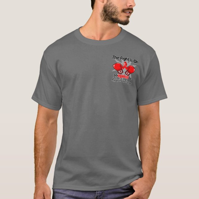 Fight is On Against Myeloproliferative Neoplasms T-Shirt (Front)