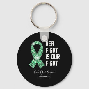 Fight Is Our Fight Bile Duct Cancer Awareness Mont Key Ring