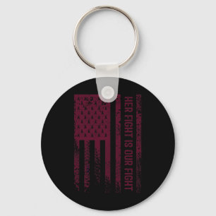 Fight Is Our Fight Brain Aneurysm Awareness 1 Key Ring
