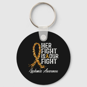 Fight Is Our Fight Leukaemia Awareness 1 Key Ring