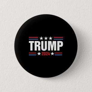 Fight Legends Never Die 2024 Trump Shooting (2-sid 6 Cm Round Badge