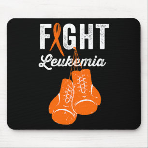 Fight Leukaemia  Fighter Warrior Leukaemia Awarene Mouse Pad