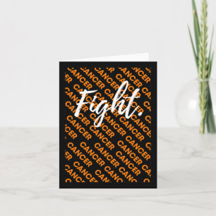 Fight Leukaemia Together Blood Cancer Awareness  Card