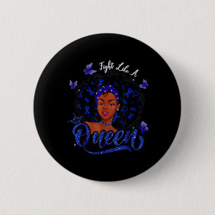 Fight Like A Queen Ataxia Awareness T-Shirt143  6 Cm Round Badge