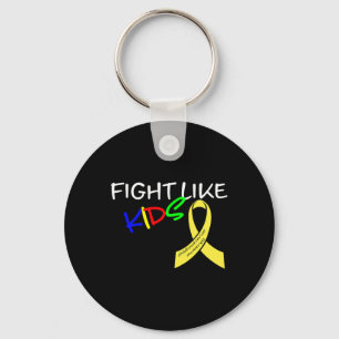 Fight Like Kids Childhood Cancer Awareness Month G Key Ring