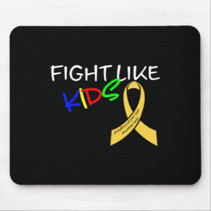 Fight Like Kids Childhood Cancer Awareness Month G Mouse Pad
