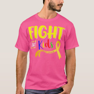 Fight Like Kids Childhood Cancer Survivor Ribbon T-Shirt