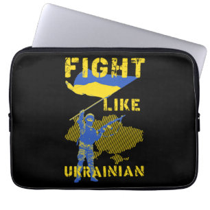 Fight Like Ukrainian Laptop Sleeve