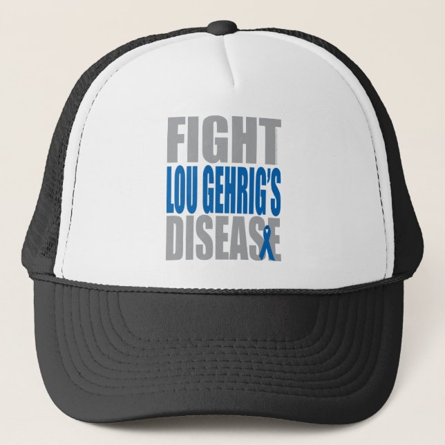 Fight Lou Gehrig's Disease Trucker Hat (Front)