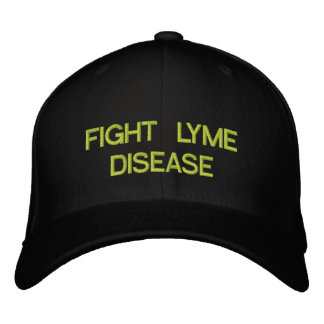 FIGHT LYME DISEASE EMBROIDERED HAT